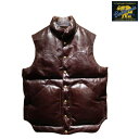 【送料無料】 RAINBOW COUNTRY（レインボーカントリー） Horsehide Down Vest “CHALLENGER Mono Tone/チャレンジャー モノトーン” RCL-10082M メンズ アメカジ ホースハイド ダウンベスト 馬革 日本製