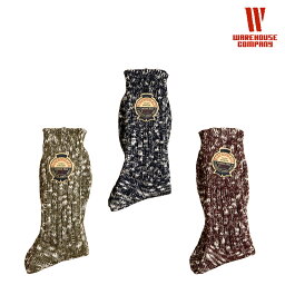 【送料660円】 WAREHOUSE（ウエアハウス） “Lot.5235 SLUB RIB ZOKKI SOCKS/スラブリブゾッキソックス” メンズ アメカジ 日本製