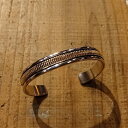 【送料無料】 Bruce Morgan（ブルース・モーガン） “14K Stamp work 3/8 Bangle/14K スタンプワーク 3/8 バングル” Navajo 【あす楽対応_関東】【あす楽対応_北陸】【あす楽対応_東海】【あす楽対応_近畿】【あす楽対応_中国】【あす楽対応_四国】【smtb-k】【ky】