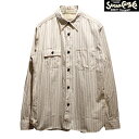 【送料無料】 SUGAR CANE（シュガーケーン） FICTION ROMANCE “8.5oz. WHITE WABASH WORK SHIRT/ホワイトウォバッシュワークシャツ” SC27076 メンズ アメカジ フィクションロマンス ウォバッシュストライプ 日本製