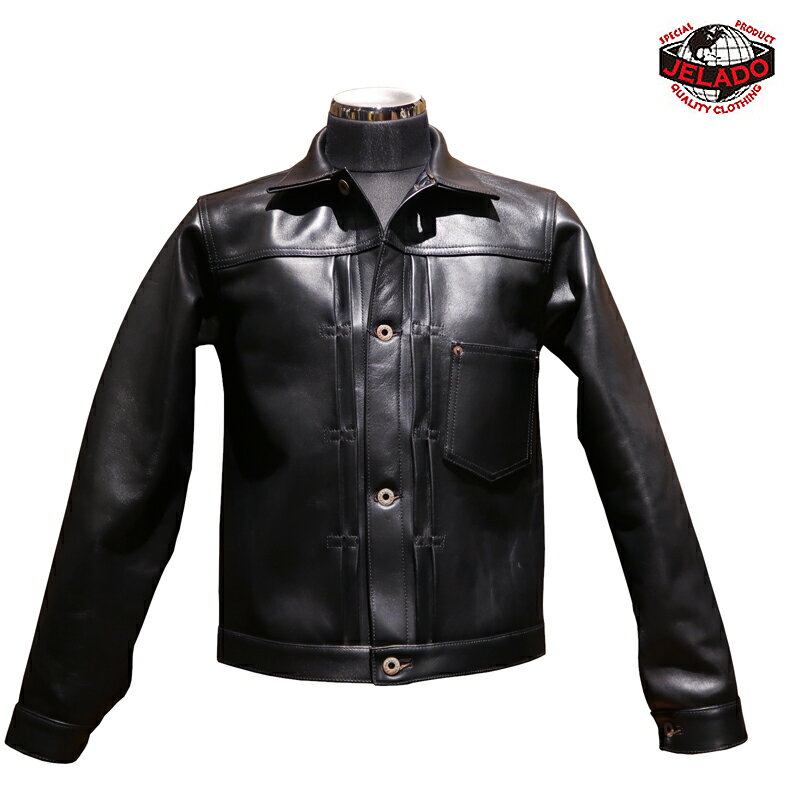 Leather Jacket - 【送料無料】 JELADO（ジェラード） “44 Leather Jacket/44レザージャケット” JP94409 メンズ アメカジ ホースハイド 革ジャン ジージャン 大戦モデル 馬革 茶芯 日本製
