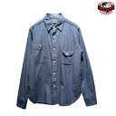 【送料無料】 JELADO（ジェラード） STANDARD COLLECTION “Smoker Shirt Indigo Chambray/スモーカーシャツインディゴシャンブレー” JP94112 メンズ アメカジ ワークシャツ シャンブレーシャツ ガチャポケ 日本製