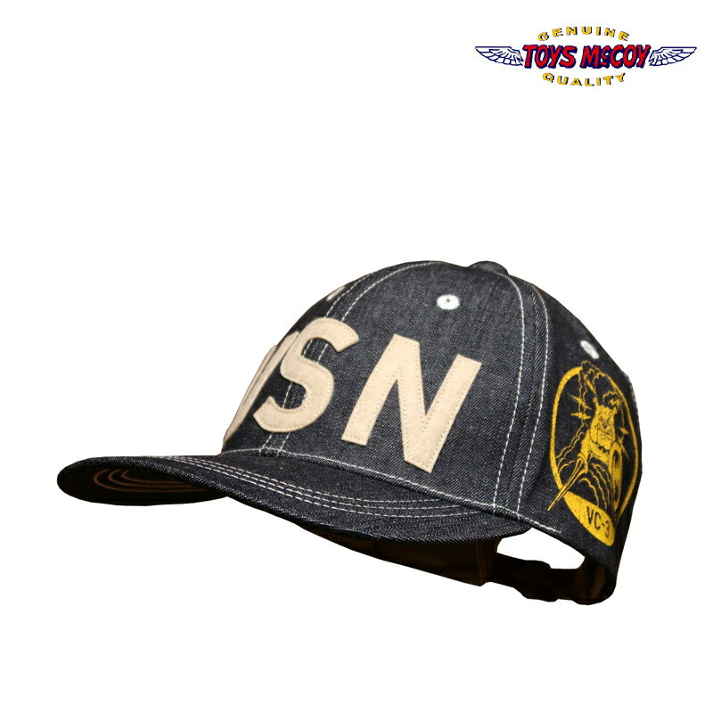 【送料無料】 TOYS McCOY（トイズマッコイ） 10oz DENIM CAP “USN VC-3” TMA2315 アメカジ ミリタリーキャップ デニム 米海軍 日本製