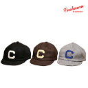  CUSHMAN（クッシュマン） “UMPIRE CAP Wool/アンパイアキャップwool” 29360 メンズ アメカジ ベースボールキャップ 日本製