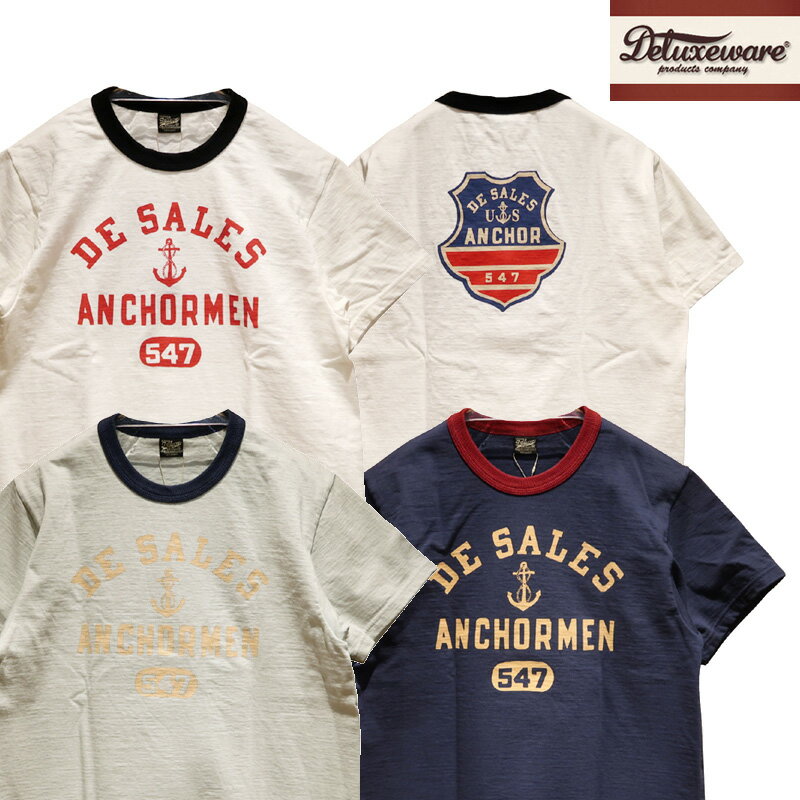 【送料無料】 DELUXEWARE（デラックスウェア） DXTS-2503 “ANCHOR/アンカー” メンズ プリントTシャツ ..