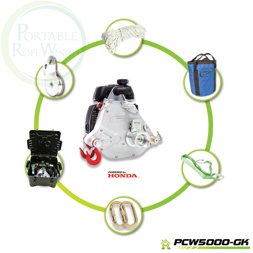PCW5000 STARTER KIT（ポータブルウインチPCW5000スターターセット）