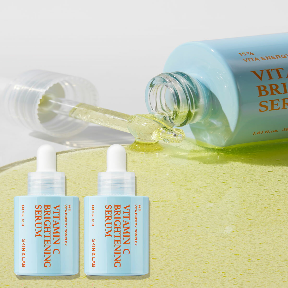 SKIN＆LAB スキンアンドラブ 数量限定 ビタミンCブライトニングセラム 1+1のサムネイル