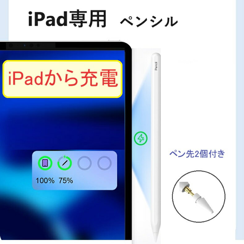 タッチペン iPad 吸着 MFI認証 pro12 pro11 Air5 Air4 mini6 第5世代 第4世代 第3世代 第2世代 Ipadペンシル スタイラスペン ipad用 タブレット 極細 アイパットペン 細め アイパッド ペンシル デジタルペン アイパッド用 タブレット用 イラスト 12.9 11 10.9 mini6 No4