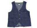 few フュー Work Vest ワークベスト インディゴ 送料無料