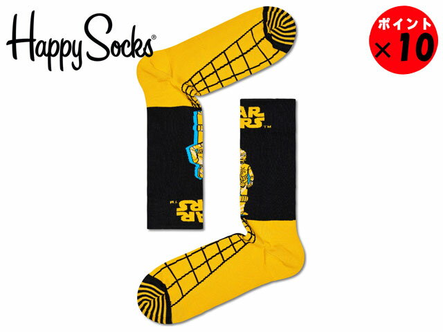 ★HAPPY SOCKS ハッピーソックスStar Wars™ C-3PO Sockソックス 