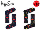 【3足までメール便/ネコポス対応】★HAPPY SOCKS ハッピーソックスCherry Sockソックス 【あす楽対応】