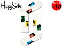 【3足までメール便/ネコポス対応】★HAPPY SOCKS ハッピーソックスBeatles Silhouettes Sock ビートルズ ソックス 【あす楽対応】