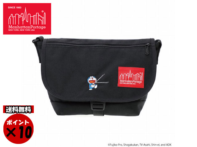 ★Manhattan Portage マンハッタンポーテージNylon Messenger Bag JR Flap Zipper Pocket Doraemon 2024ナイロンメッセンジャーバッグ フラップジッパーポケット ドラえもんMP1605JRFZPDORA24 送料無料 