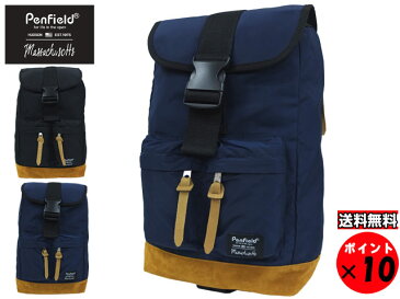 ★PENFIELD BLK ペンフィールド ブラックレーベルCLASSIC FLAP PACK クラシックフラップパック バックパック ブラック 送料無料 【あす楽対応】