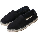 PORTER CLASSIC（ポータークラシック）ESPADRILLES (MEN’S) SHEEP SUEDE -BLACK-