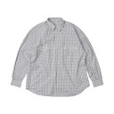 PORTER CLASSIC（ポータークラシック）京都店限定 ROLL UP GINGHAM CHECK SHIRT -GRAY-