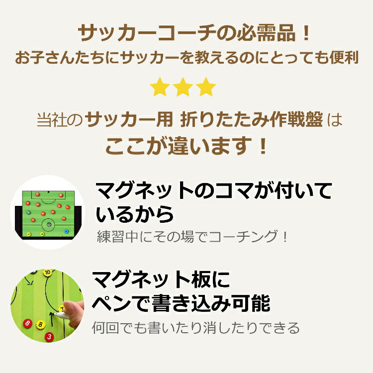 サッカーボード サッカー フットサル フットボール 作戦ボード 作戦盤 作戦 作戦板 コーチング コーチ タクティクス ボード A4サイズ×2面 マグネット 2タイプ 専用ペン付き 戦略 指導 送料無料セール サッカー 用品 セール