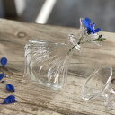 AFFARI OLIVIA フラワーベース リブ 花瓶 ガラス 一輪挿し 北欧 おしゃれ かわいい 人気
