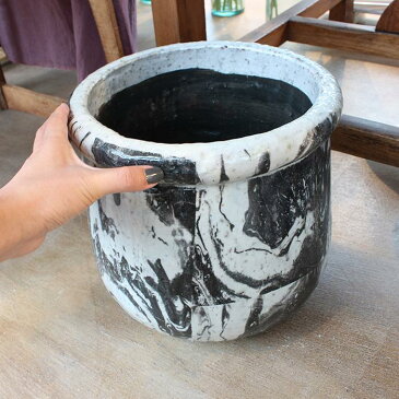 花びん 花瓶 花器 MONO セラミック XLサイズ マーブルブラック
