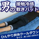【送料無料/税込】 「男の接触冷感敷きパッド」 シングルサイ...