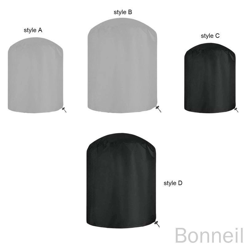 【送料無料】引き紐付きバーベキューグリルカバー 屋外用耐候性バーベキューカバーラウンド 軽量アウトドアアクセサリー 防水防塵仕様で長持ち設計 収納簡単