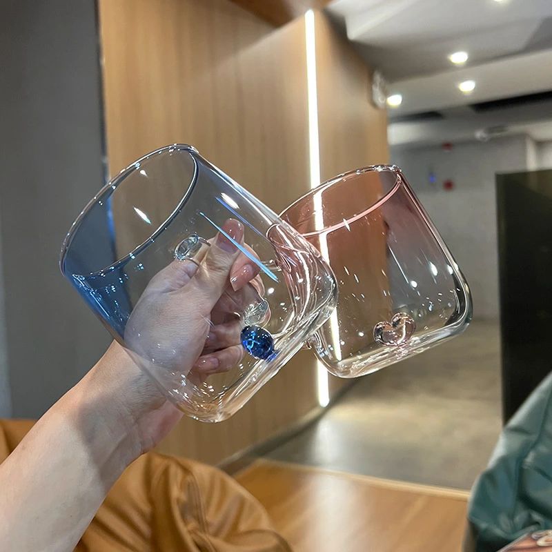 Rakuten - 【送料無料】グラス コップ カップルカップ ガラスコップ ふたり暮らし カップル 夫婦 ペア プレゼント おそろい 食器 コップ 食器セット 結婚祝い 誕生日 結婚記念日 プレゼント
