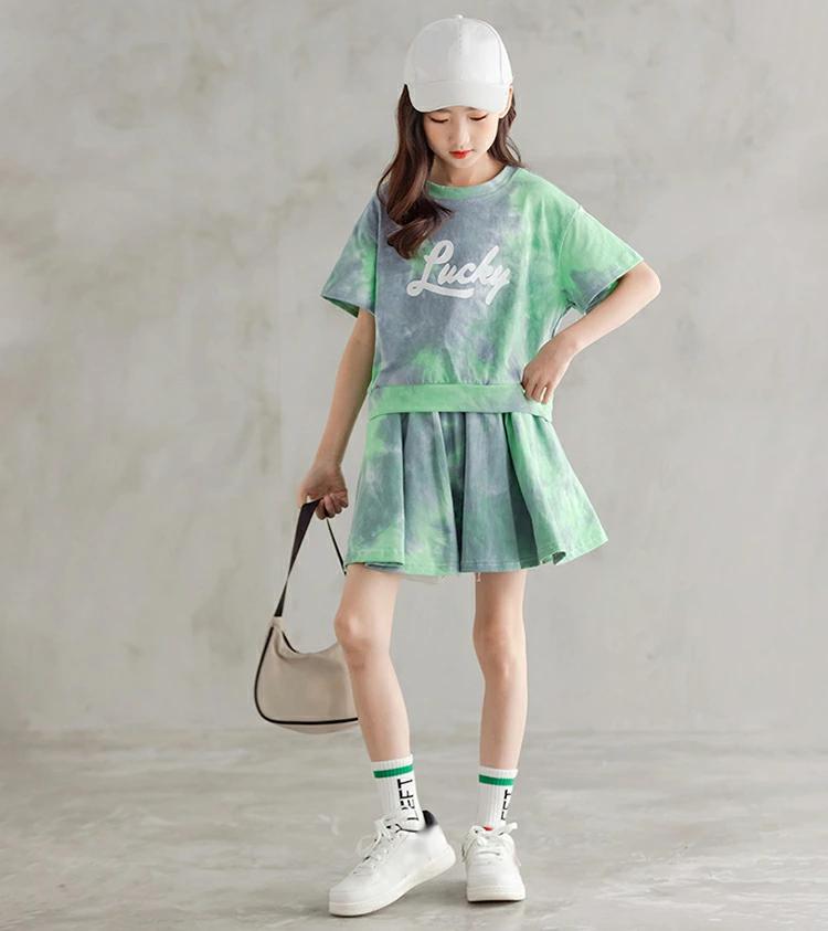 2022 夏服 子供服 女の子 運動風 セットアップ 半袖 tシャツ スカート 2点セット ...