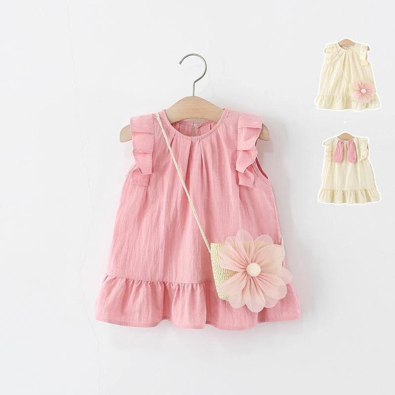 Rakuten - ワンピース キッズ ベビー 子供服 ワンピース 女の子 春 夏 子ども服 子供ドレス 赤ちゃん ベビー服 おしゃれ 可愛い 誕生日 プレゼント 入学 入園 幼稚園 小学生 ナチュラル お出かけ 80cm 90cm 100cm 110cm 120cm