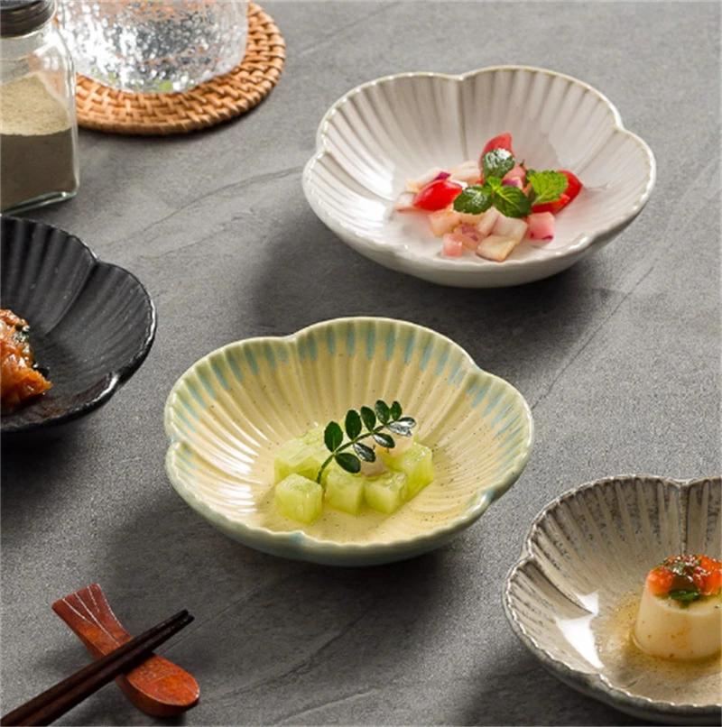 Western Tableware - ランチプレート 丸形 日本式 おしゃれ プレート 皿 食器皿 朝食皿 サラダ皿 ランチ皿 ディナー皿 割れにくい キッチン雑貨 洋食器 和食器 磁器 セラミックス 食器 電子レンジ/オーブンレンジ/冷蔵庫/食洗機対応 家庭/料理店/レストラン用 おすすめ