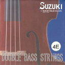 スズキバイオリンのコントラバス弦です。 スズキのバスNo.85〜No.130までのバスに 使用されています。スチール弦。 注）メール便の場合、代引きはご利用頂けません。