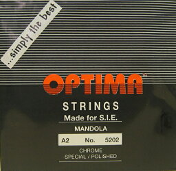 【OPTIMA　オプティマ】マンドラ弦　BLACK　2A　2本セット