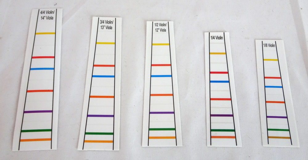 バイオリン用　フレットシール　各サイズ