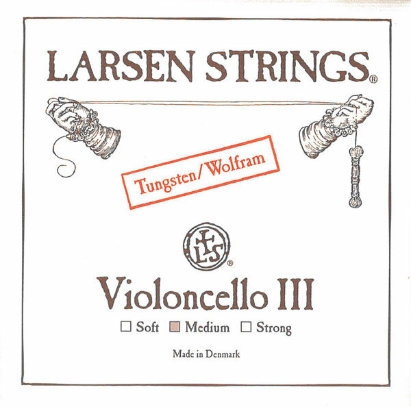 デンマーク製。 チェリストの間で人気の高い弦。 スチール／タングステン巻。 注）メール便の場合、代引きはご利用頂けません。