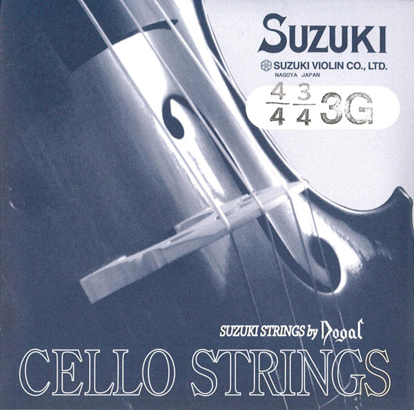 Suzuki　スズキ　チェロ弦（Dogal）　3G　各サイズ