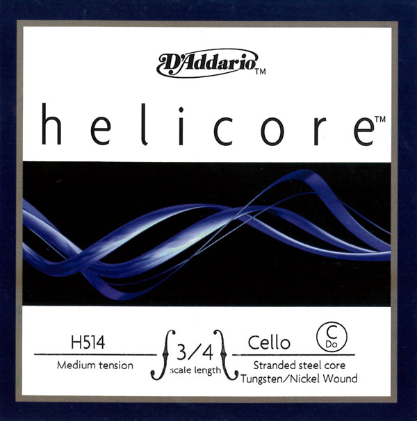 Helicore　ヘリコアチェロ弦　4C　3/4～1/8サイズ
