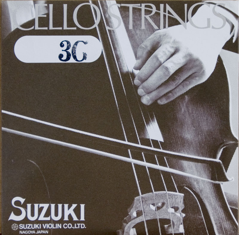 【旧パッケージ】【Suzuki】スズキ　チェロ弦　3G　1/10サイズ