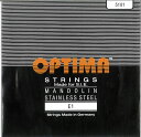 【OPTIMA オプティマ】マンドリン弦 BLACK 1E 2本セット