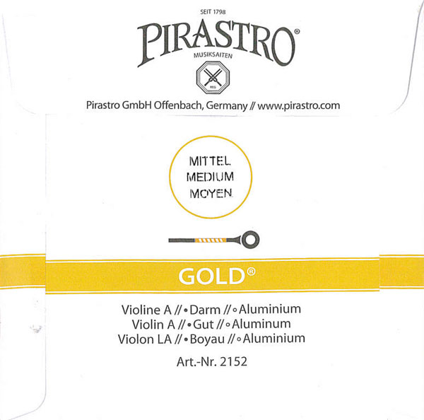 【Gold】ゴールド バイオリン弦 2A（2152）