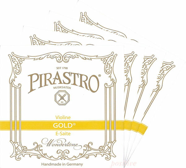 【Gold】ゴールド バイオリン弦 セット