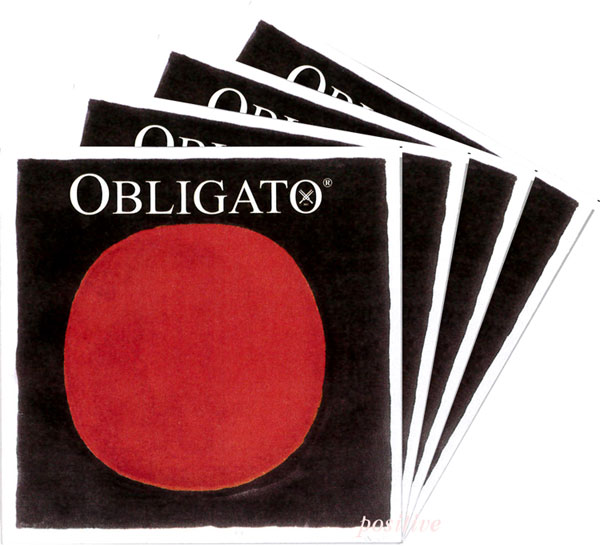 【Obligato】オブリガートバイオリン弦 セット　分数用