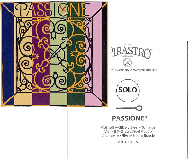 【Passione Solo】パッシオーネ ソロ バイオリン弦 4G（219481）