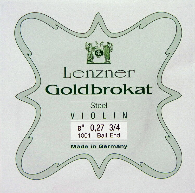 【Lenzner／Goldbrokat】ゴールドブラカットバイオリン弦　1E　0.27　＜3/4・1/2・1/4＞