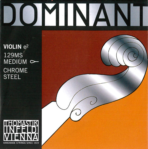 【Dominant】ドミナントバイオリン弦 1E（スチール・129）　各サイズ
