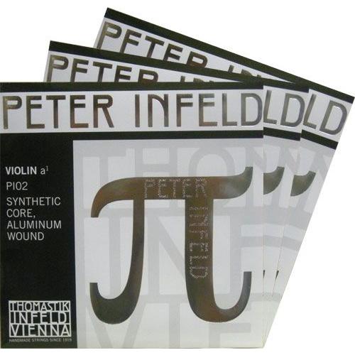 【PETER Infeld】ペーターインフェルドバイオリン弦 2A、3D（シルバー巻）、4G セット