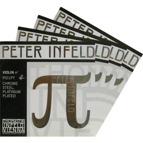 【PETER Infeld】ペーターインフェルドバイオリン弦 セット（1E=プラチナ・PT/3D=シルバー巻・PI03A）