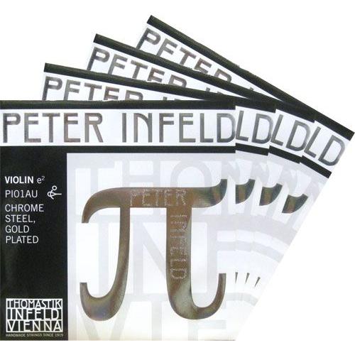 【PETER Infeld】ペーターインフェルドバイオリン弦 セット（1E=ゴールド・AU/3D=アルミ巻・PI03）