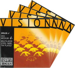 【Vision】ヴィジョン バイオリン弦 セット(3D=アルミ巻・VI03) 4/4サイズ