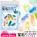 手作り 宝石せっけんクリスタル ×1個 (型枠付き)【対象年齢 7歳以上】 親子で 工作キット 実験キット 自由研究 夏休み 冬休み 祝日 クリスマス プレゼン...