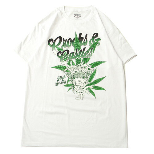 クルックス＆キャッスルズ CROOKS&CASTLES HIGH MEDUSA S/S Tシャツ WHITE / ホワイト Tシャツ 半袖