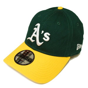 ニューエラ NEWERA USA OAKLAND ATHLETICS CORE CLASSIC 9TWENTY ADJUSTABLE D.GREEN × YELLOW / ダークグリーン × イエロー オークランドアスレチックス 帽子 CAP 920